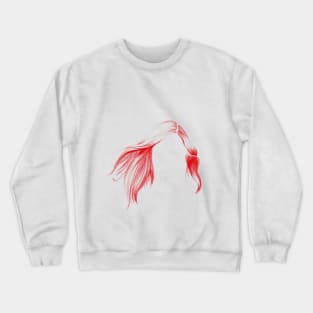 Red windy Crewneck Sweatshirt